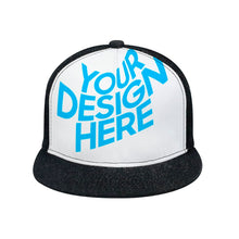 Cargar imagen en el visor de la galería, Gorra de Borde Plano para Mujer y Hombre de Béisbol de Poliéster con Diseño Personalizado de Tus Textos o Fotos