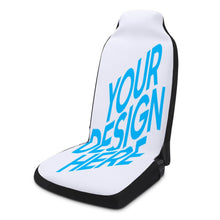 Cargar imagen en el visor de la galería, QC1104004 Funda Actualizada de Poliéster para Asiento de Coche con Impresión Digital de Diseño Personalizado con Tu Imagen o Nombre