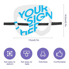 Cargar imagen en el visor de la galería, Máscara de Halloween con Diseño Personalizado Personalizada de Tus Nombres o Imágenes