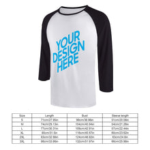 Cargar imagen en el visor de la galería, Camiseta de Manga Media de Algodón para hombre FS0803024 Personalizada con Foto Logo Patrón Texto