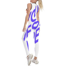Cargar imagen en el visor de la galería, Mono Jumpsuit de Yoga Leggings Deportivos de Entrenamiento Ejercicio Fitness XG001 Personalizado con Impresión Completa de múltiples imágenes con Foto Logo Patrón Texto