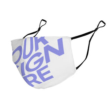 Cargar imagen en el visor de la galería, Mascarilla Higiénica de Múltiples Piezas Reutilizable Lavable para Adultos JJ0521003 Personalizada Impresion Completa de Una Imagen con Foto Logo Patrón Texto