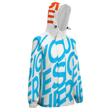 Cargar imagen en el visor de la galería, Chaqueta Corta de Manga Larga Forro Polar con Velcro de Moda Impermeable A681 Personalizada con Impresión Completa de una imagen con Foto Logo Patrón Texto