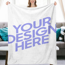 Cargar imagen en el visor de la galería, Manta 330g Franela Antibolitas / Cobija Gruesa para Sofá Dormitorio Sala de Estar para Niños Adultos Familia JJ0519694 Personalizada con Impresión Completa de Una Imagen con Foto Texto Patrón