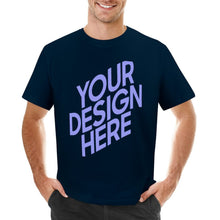 Cargar imagen en el visor de la galería, Camiseta Algodón 100% cómodo manga corta suave para hombre FS0803128 Personalizada con Impresión Frontal de una imagen con Foto Logo Patrón Texto