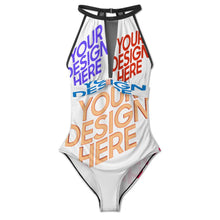 Cargar imagen en el visor de la galería, 2024 nuevo traje de baño de una pieza para mujer SDS2001 personalizado con patrón foto texto (impresión de imágenes múltiples)
