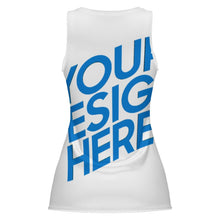 Cargar imagen en el visor de la galería, Camiseta sin mangas para mujer MXLD280 chaleco de verano con espalda cruzada personalizado con patrón foto texto