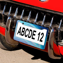 Cargar imagen en el visor de la galería, Marco de placa de matrícula de aluminio con dos orificios redondos (un par) QC1101012 Personalizado Personalizada con Foto, Texto o Logo