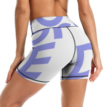 Cargar imagen en el visor de la galería, Leggings Deportivos Pantalones Cortos de Yoga Ejercicio para Mujer Y09A Personalizados con Impresión Completa de una imagen con Foto Logo Patrón Texto