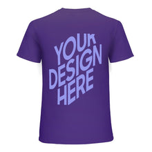 Cargar imagen en el visor de la galería, Camiseta 100% Algodón de manga corta suave para hombre FS0803130 Personalizada con Impresión Trasera de una imagen con Foto Logo Patrón Texto