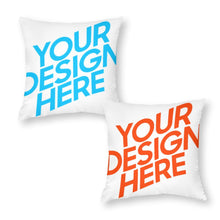 Cargar imagen en el visor de la galería, Fundas de Cojín de Poliéster con Cremallera con Diseño Personalizado de Tus Imágenes o Nombres Online