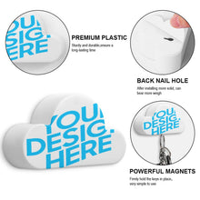 Cargar imagen en el visor de la galería, Gancho Soporte Colgador Pared Colgadores Magnético Colgador de Llaves JJ0531008 Personalizado con Foto o Mensajes de Texto