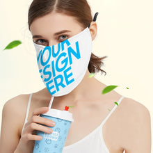 Cargar imagen en el visor de la galería, Máscara Facial de Una Pieza KZ02 sin Filtro de Poliéster con Diseño Personalizado Personalizada con Foto, Texto o Logo