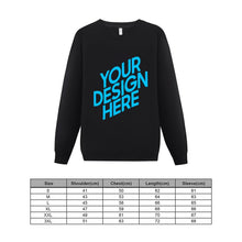 Cargar imagen en el visor de la galería, Sudadera para Mujer de Algodón Cuello Redondo Casual FS0816014 Personalizada con Impresión Delantera con Foto Logo Patrón Texto