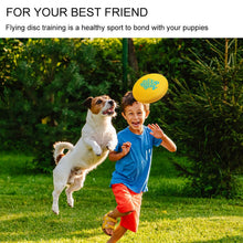 Cargar imagen en el visor de la galería, Nerf Dog Juguete de PC frisbee para perro, disco volador para cachorros, juguete para reaccionar más rápido, juguetes interactivos para perros pequeños, medianos y ligeros CW1505000 Personalizado Personalizada con Foto, Texto o Logo