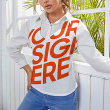 Cargar imagen en el visor de la galería, Chaleco de Punto Suéter Jersey sin Mangas cuello profundo V de Moda para mujer MY05 Personalizado con Impresión Completa de múltiples imágenes con Foto Logo Patrón Texto