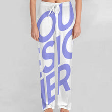 Cargar imagen en el visor de la galería, Pantalones de Pijama para Mujer / Pantalón de Pijama Largo Elástico Suave Ligero para Estar en Casa EEP Personalizados Impresion Completa de Una Imagen con Foto Logo Patrón Texto