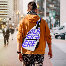 Cargar imagen en el visor de la galería, Bandolera riñonera bolso de pecho para mujer y hombre personalizado con patrón foto texto