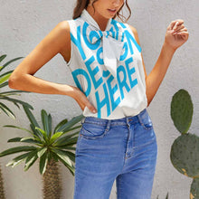 Cargar imagen en el visor de la galería, Camiseta sin Mangas para Mujer NZ115 Personalizada con impresión completa con Foto Logo Patrón Texto