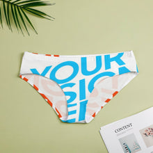 Cargar imagen en el visor de la galería, Bragas / Ropa Interior Sexy para Mujer NZ053 Personalizadas con Impresión Completa de Múltiples Imágenes con Foto Logo Patrón Texto