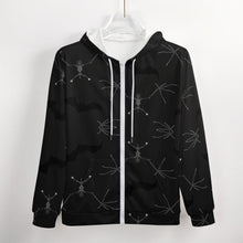 Cargar imagen en el visor de la galería, Sudadera con Capucha de felpa con cremallera Chaqueta de forro polar para hombre GH Personalizada con Impresión Completa de una imagen con Foto Logo Patrón Texto