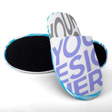 Cargar imagen en el visor de la galería, Pantuflas acogedoras de algodón para el hogar con estampado completo para hombre FS0807019 Personalizadas con Impresión Completa con Foto Logo Patrón Texto