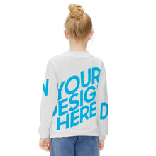 Cargar imagen en el visor de la galería, Jersey Suelto Suéter Holgado Cuello Redondo para Niña Chica MY03 Personalizado con Impresión Completa con Foto Logo Patrón Texto