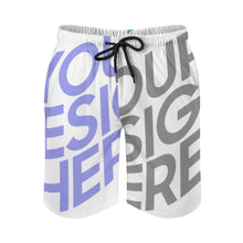 Cargar imagen en el visor de la galería, Traje de Baño para Hombres / Pantalones Cortos de Playa / Bañador de Natación Secado Rápido D1P Personalizados con Impresión Completa de Múltiples Imágenes con Foto Logo Patrón Texto