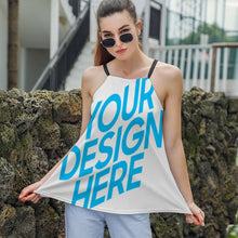Cargar imagen en el visor de la galería, Tank Top Camisola para Mujer de Tirantes Sueltos N01 Personalizado con impresión completa con Foto Logo Patrón Texto