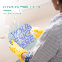 Cargar imagen en el visor de la galería, Tabla de Cortar Redonda / Tabla de Corte de Vidrio Templado para Cocina Hogar JJ0522208 Personalizada Impresion Completa de Una Imagen con Foto Logo Patrón Texto