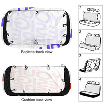 Cargar imagen en el visor de la galería, Funda para asiento trasero de coche personalizado con patrón foto texto