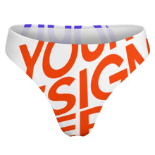 Cargar imagen en el visor de la galería, Braga / Parte de Abajo de Bikini para Mujer NZ207 Personalizada con impresión completa de múltiples imágenes con Foto Logo Patrón Texto