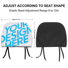Cargar imagen en el visor de la galería, Funda para reposacabezas para asiento de coche funda de asiento delantero QC1104010 Personalizado Personalizada con Foto, Texto o Logo