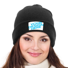 Cargar imagen en el visor de la galería, Gorro Tejido con Diseño Personalizado Personalizada de Tus Fotos o Nombres
