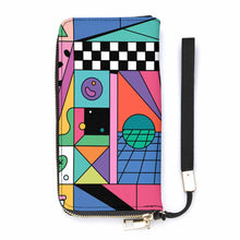 Cargar imagen en el visor de la galería, Cartera Monedero Billetera Bolsa larga de PU con cremallera para hombre y mujer (versión vertical) XB0608008 Personalizada con Foto, Texto o Logo