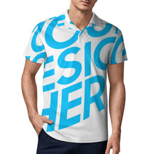 Cargar imagen en el visor de la galería, Polos / Camiseta de Manga Corta para hombre HT Personalizada con Impresión Completa de una sola imagen con Foto Logo Patrón Texto