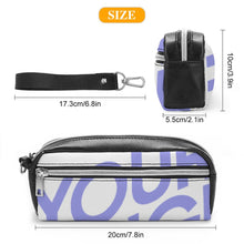 Cargar imagen en el visor de la galería, Estuche de Lápices / Neceser Pequeño / Bolso de Cosméticos de Cuero Impermeable para Niño Niña Adulto Mujer XB0609000 Personalizado con Foto Logo Patrón Texto