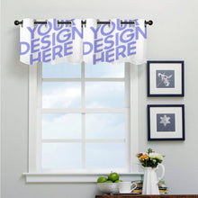 Cargar imagen en el visor de la galería, Cortinas para Ventana de Dos Piezas Iguales Decoración Adorno para Dormitorio Habitación Hogar JJ0519608 Personalizadas Impresion Completa de Una Imagen con Foto Logo Patrón Texto