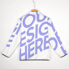 Cargar imagen en el visor de la galería, Sudadera Suelta sin Capucha con Botones Cuello Alzado Invierno para Hombre BAL Personalizada Impresion Completa de Una Imagen con Foto Logo Patrón Texto