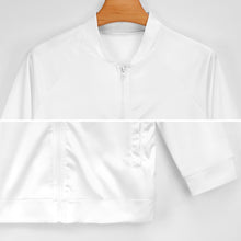 Cargar imagen en el visor de la galería, Chaqueta Deportiva Redondo Cuello con Cremallera Hombre WY10 Personalizada con Impresión Completa de Una Imagen con Foto Logo Patrón Texto