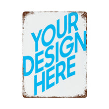 Cargar imagen en el visor de la galería, Pintura Colgante de Metal Vertical (con Óxido) con Impresión UV de GY0903088 Diseño Personalizado con Tus Fotos o Nombres