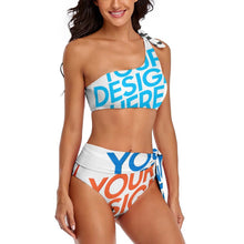 Cargar imagen en el visor de la galería, Bikini / Traje de baño de moda sexy para Mujer BK2119 Personalizado con impresión completa de múltiples imágenes con Foto Logo Patrón Texto