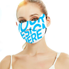 Cargar imagen en el visor de la galería, Máscara Mascarilla de Apertura de Nariz con Diseño Personalizado de Tus Fotos o Textos Online
