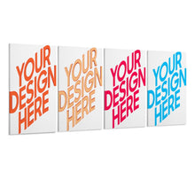Cargar imagen en el visor de la galería, Cuadro Colgante Vertical con Diseño Cuádruple de Múltiples Imágenes con Diseño Personalizado Personalizada de Tus Fotos o Textos