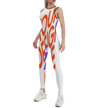Cargar imagen en el visor de la galería, Mono Jumpsuit de Yoga Leggings Deportivos de Entrenamiento Ejercicio Fitness XG001 Personalizado con Impresión Completa de múltiples imágenes con Foto Logo Patrón Texto