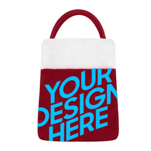 Cargar imagen en el visor de la galería, Bolsa de Regalo de Navidad de Poliéster con Diseño Personalizado de Tu Foto o Padrón