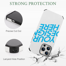 Cargar imagen en el visor de la galería, Fundas de cuero de fibra de iPhone 13 Serie Personalizadas con Foto Logo Patrón Texto