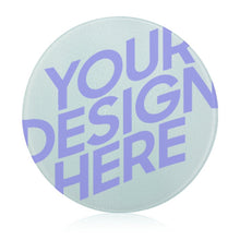 Cargar imagen en el visor de la galería, Tabla de Cortar Redonda / Tabla de Corte de Vidrio Templado para Cocina Hogar JJ0522208 Personalizada Impresion Completa de Una Imagen con Foto Logo Patrón Texto