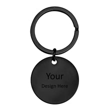 Cargar imagen en el visor de la galería, Llavero Redondo / Llavero de Hueso / Corazón / Gato / Estrella JJ0529156 Grabado Personalizado con Texto Nombre