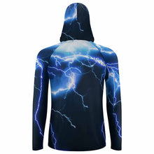Cargar imagen en el visor de la galería, Sudadera con capucha con protección solar manga larga para hombre NZ145 Personalizada con Impresión Completa con Foto Logo Patrón Texto